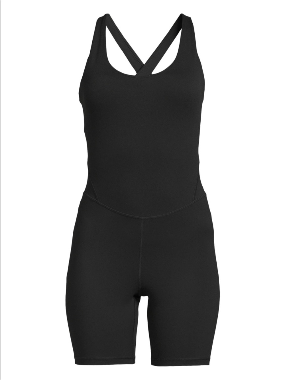 Avia black athletic romper